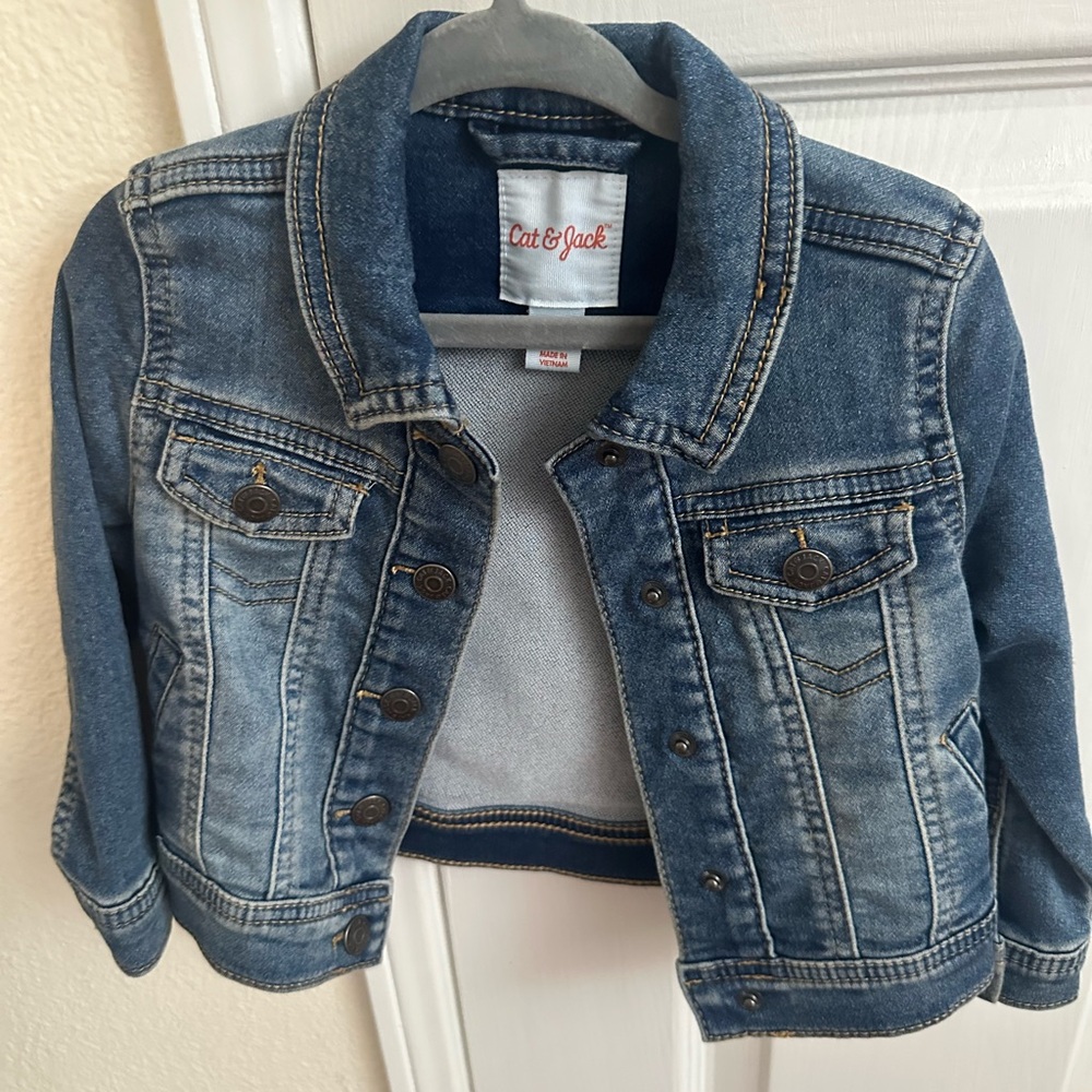 Cat & Jack Classic Blue Jean Jacket for Kids
